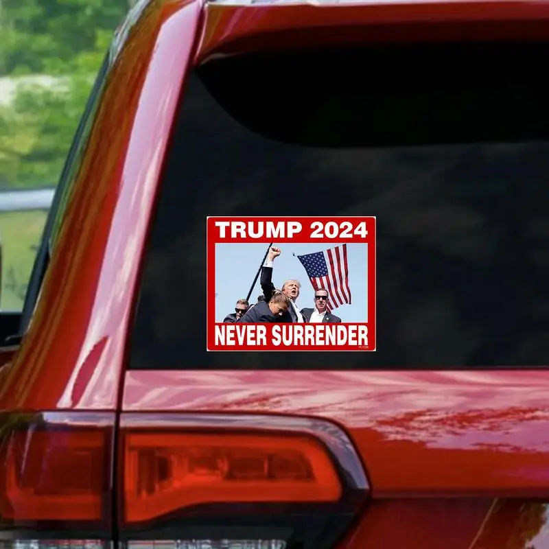 US President Stickers 2024 2024 Presidential Election Bumper Sticker 5x4inch Car Truck Window Laptop Decal Funny President