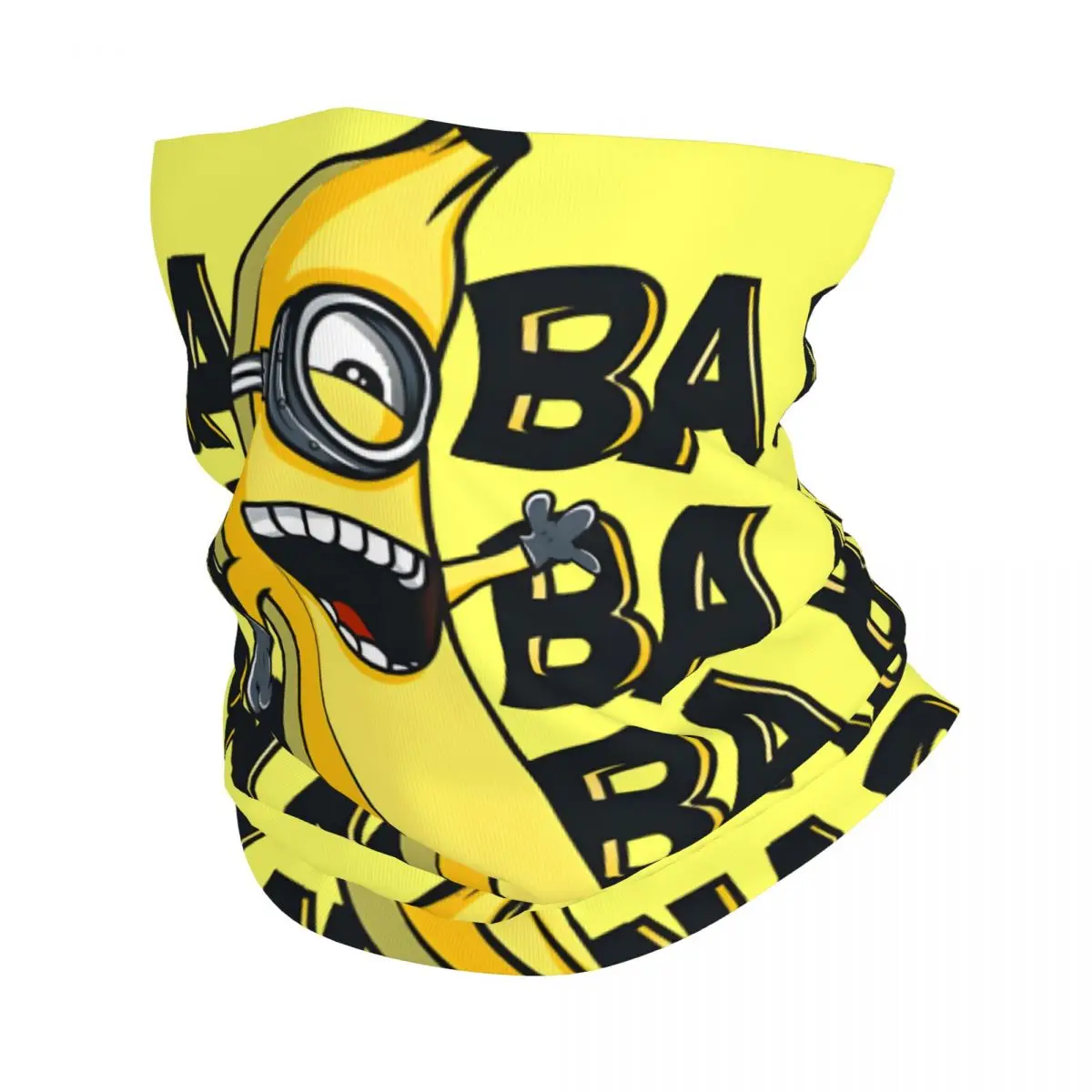 Ba Ba Bananas Motocross Bandana Neck Cover Printed Despicable Me Wrap Scarf Balaclava Cycling Unisex Adult All Season