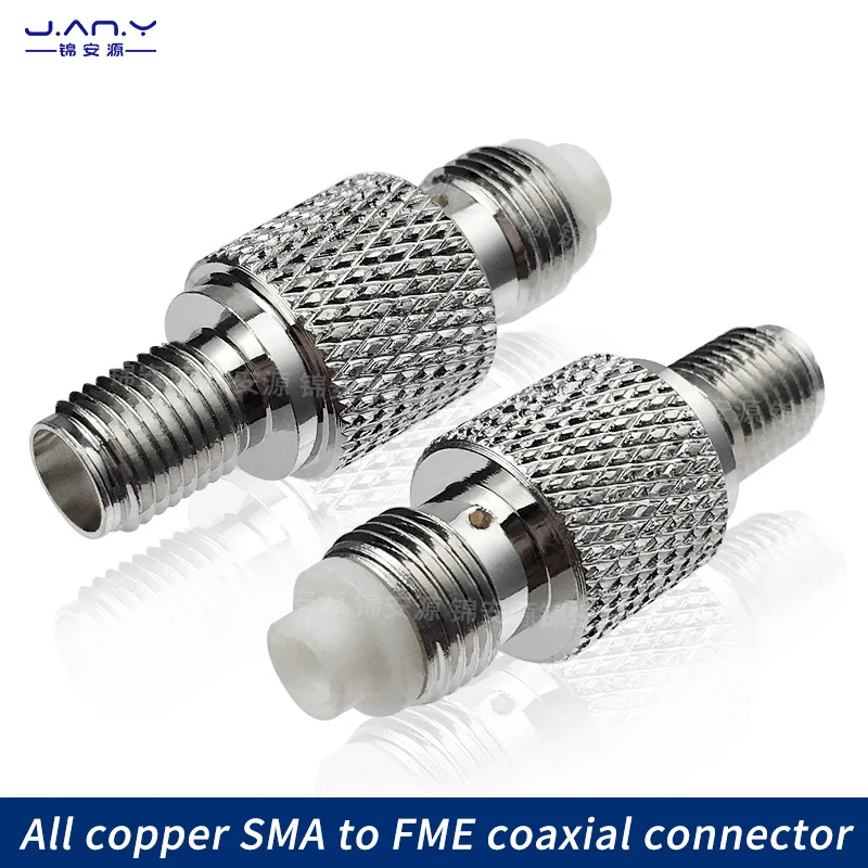 SMA-JK to FME-JK adapter, high-frequency signal RF coaxial connector, all copper male and female interchangeable adapter