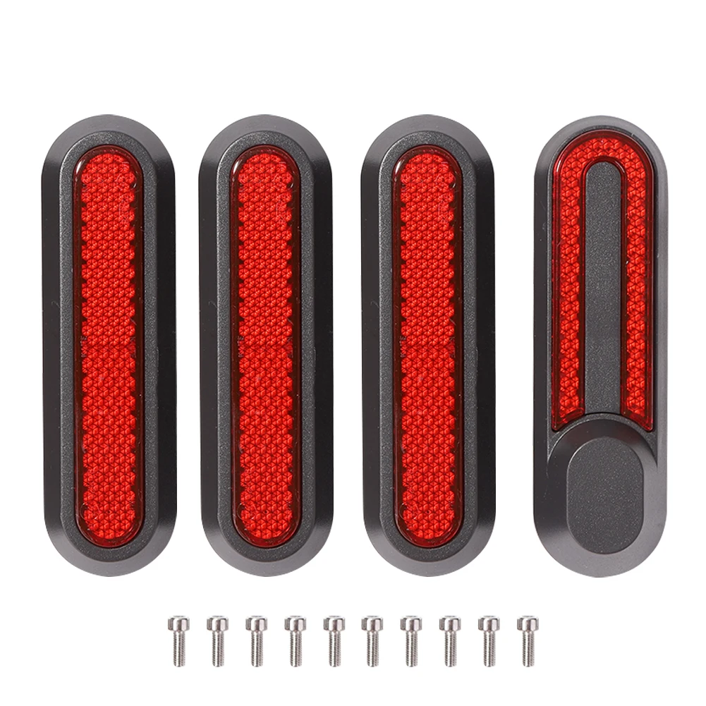 Rad Abdeckung Schützen Shell Für Xiaomi Elektrische Roller Pro 2/1s/M365 Vorne Hinten Sicherheit Reflektierende Teile gelb reflektor