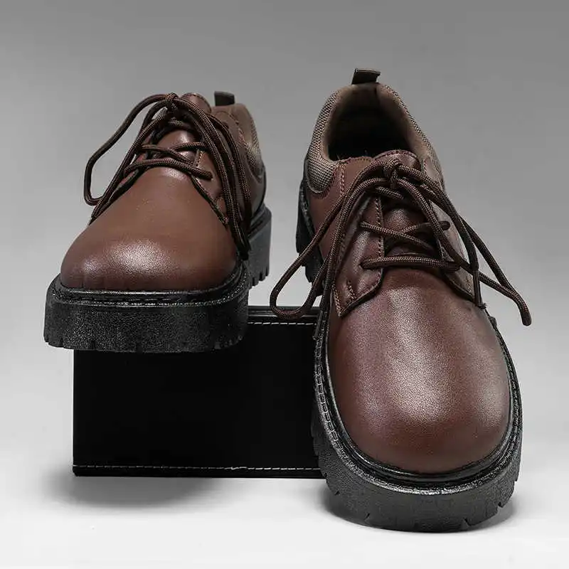 

Appearance Increases Round Toe Casual Tennis For Men Skateboarding Black Shoes For Man Basketball Sneakers Men Sport Due To