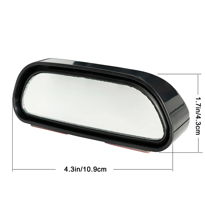 1Pcs 360 Degree Stick On Blind Spot Mirror Car Reverse Parking Road Safety Wide Angle Convex Rearview Auxiliary Rear View Mirror