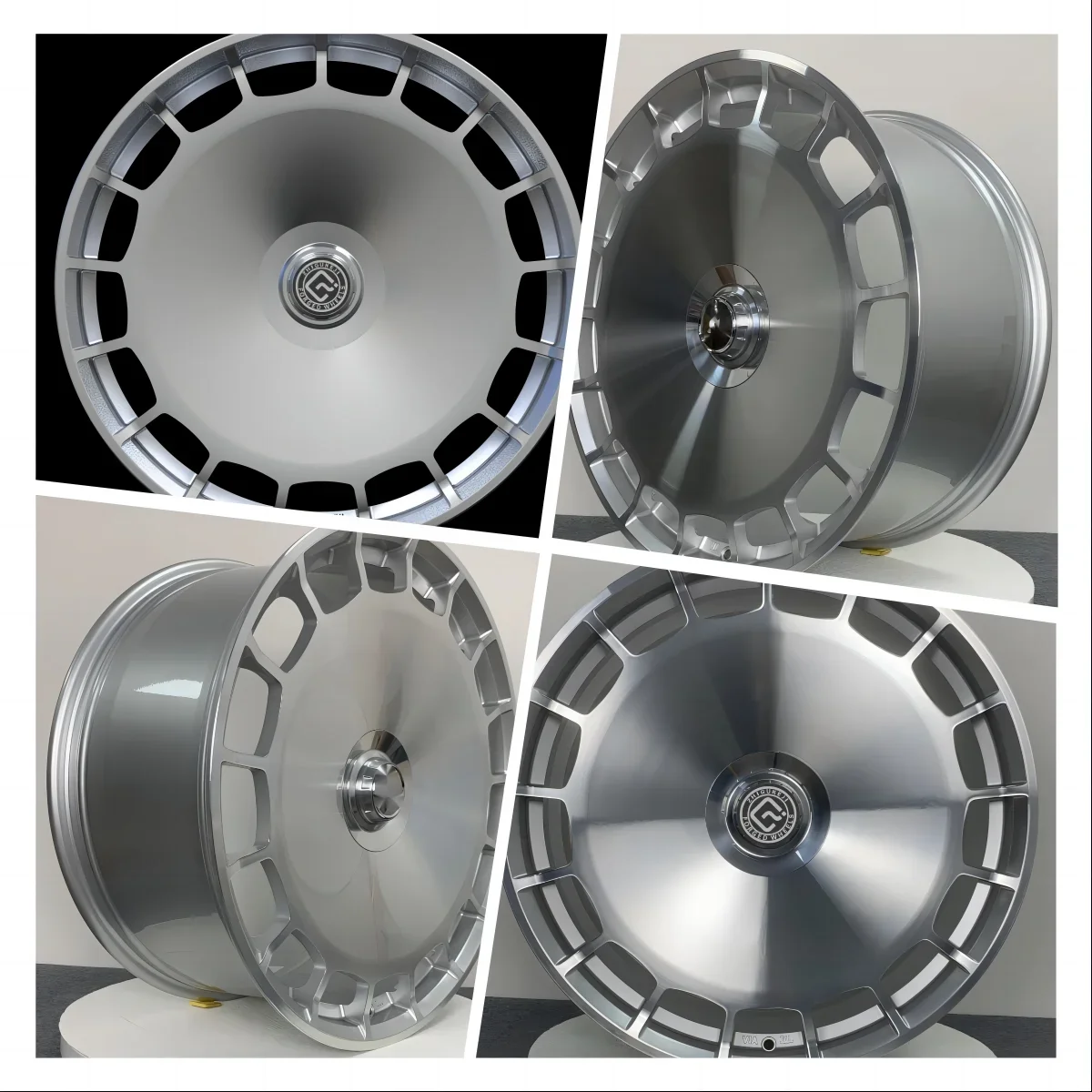 High-Performance Forged Alloy Wheels for Passenger Cars 15/18/16 Inch with 5x114.3 Fitment Polished Finish 165.1mm PCD 50mm ET