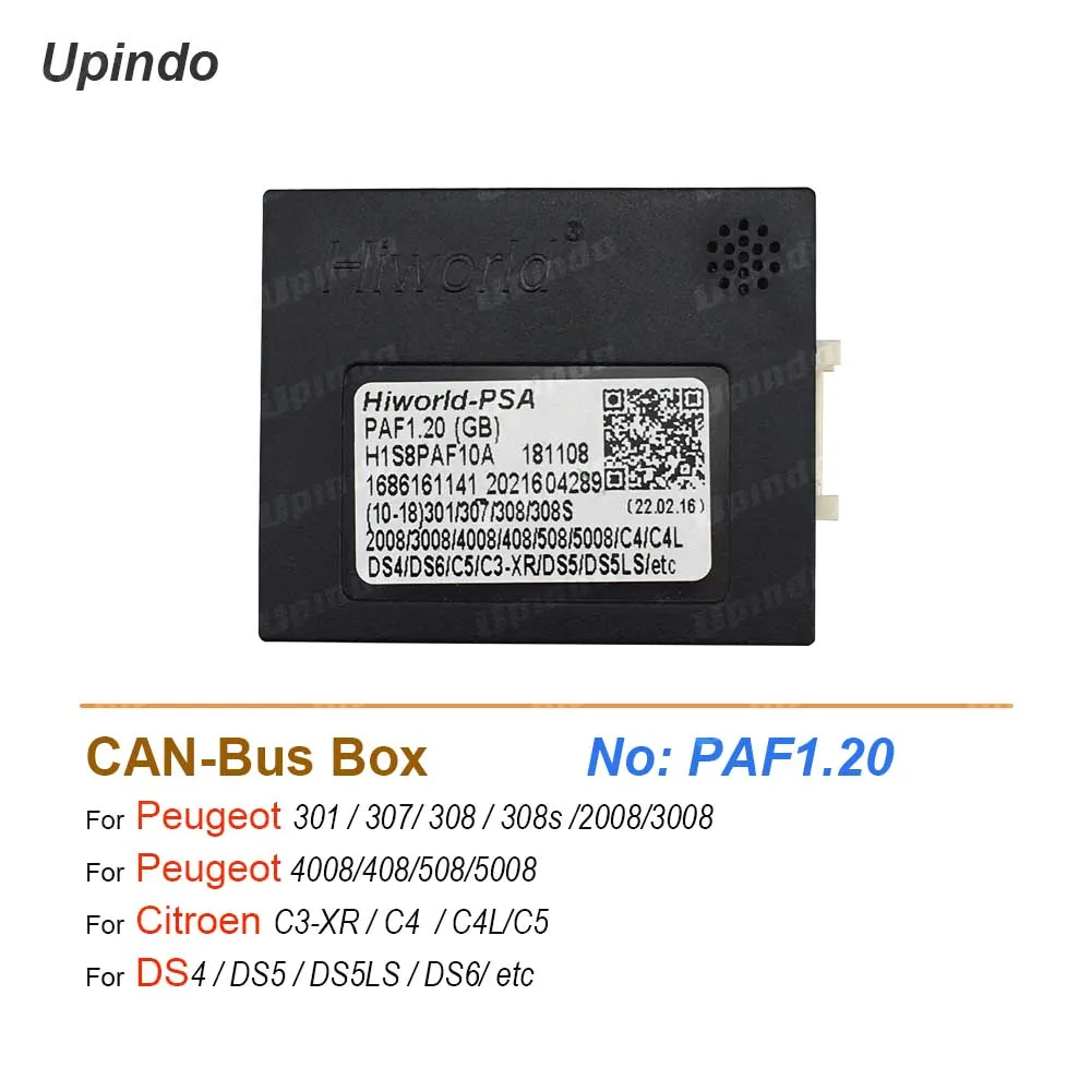 Car Radio Android Head unit CAN Bus Decoder Adapter For Peugeot 301 307 308 2008 3008 408 508 5008 Citroen C3 C4 C5 DS4 DS5 DS6