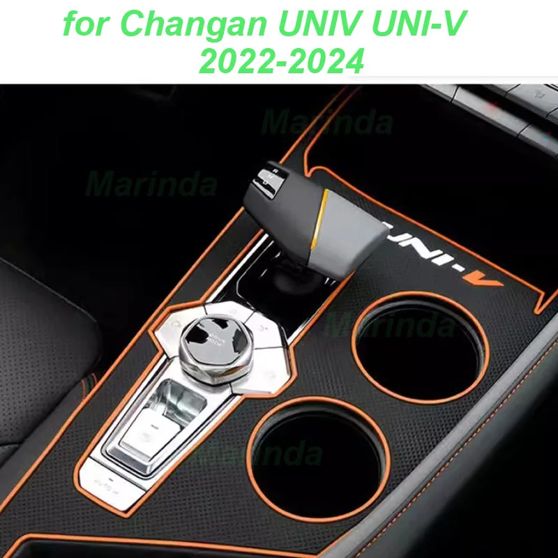 

Car Central Console Gear Panel Silicone Pad for Changan UNI-V UNIV 2022-2024 Anti-slip Protective Mat Interior Accessories