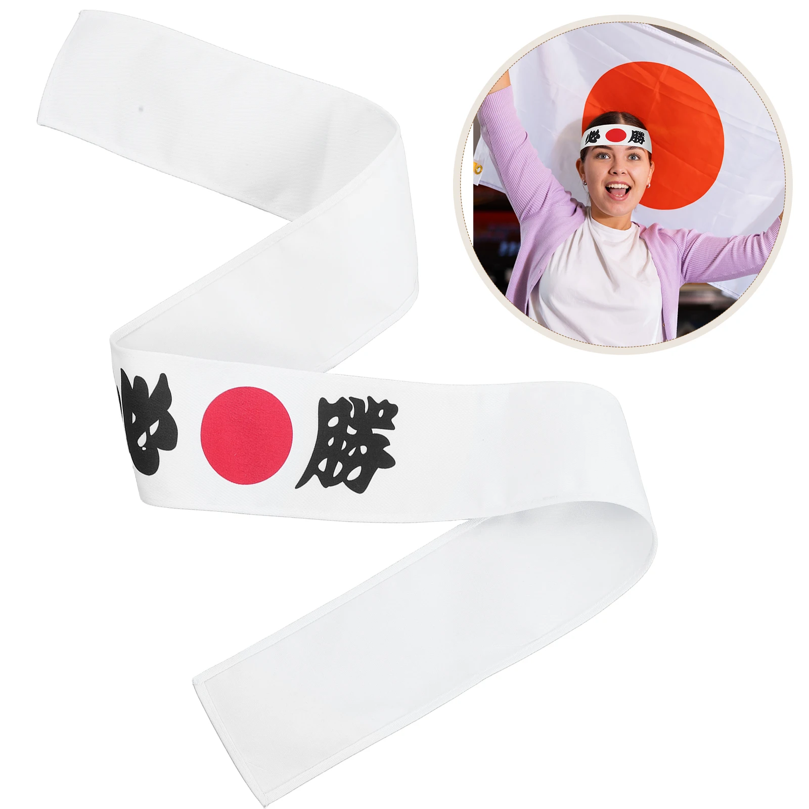 

Japanese Headscarf Cooking Headband Bandanas Costume Men Headbands for Karate Polyester Dragon