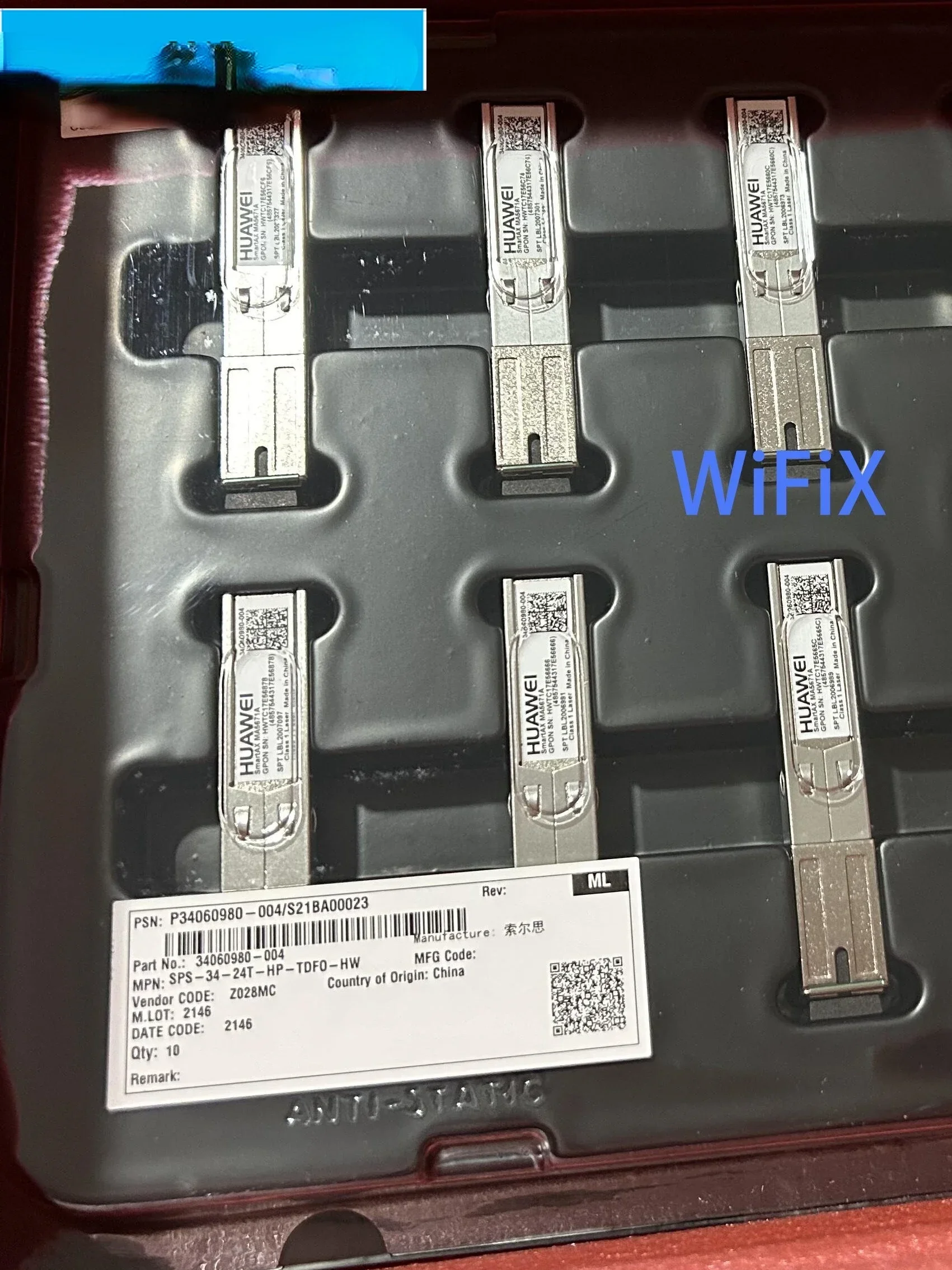 MA5671A Optical Cat Stick 2.5G GPON ONT Ultra Gigabit Broadband SFP Interface