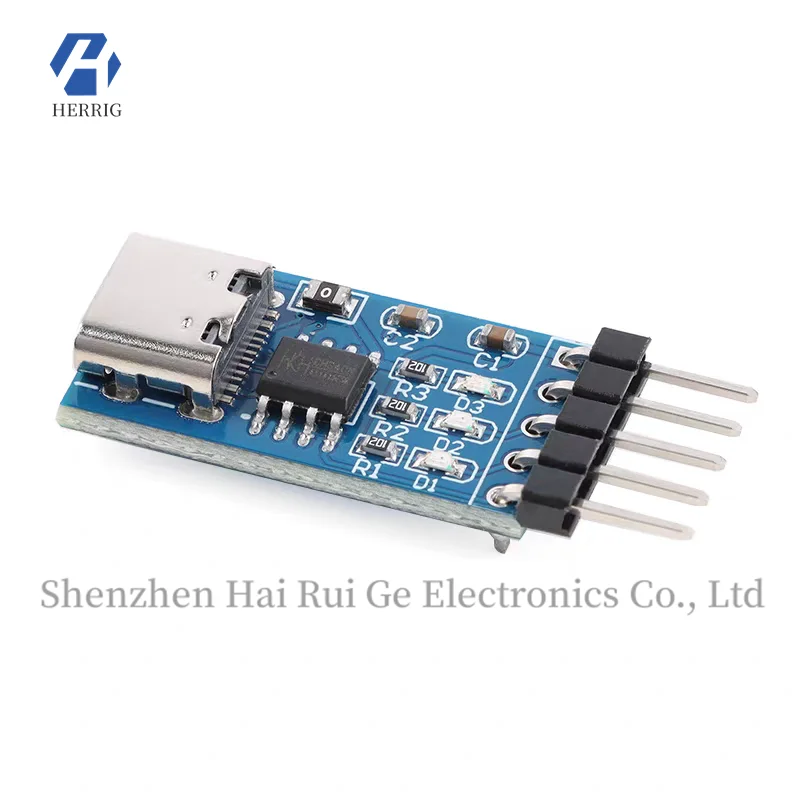 CH340N Module Type-C USB to TTL Serial Upgrade Cable for Microcontroller Programming