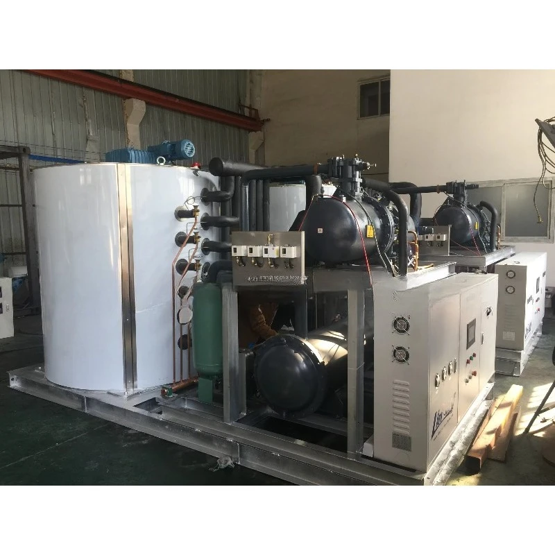 Slurry Ice Machine Cold Chain Transport Seafood Gelato System for Distribution Center