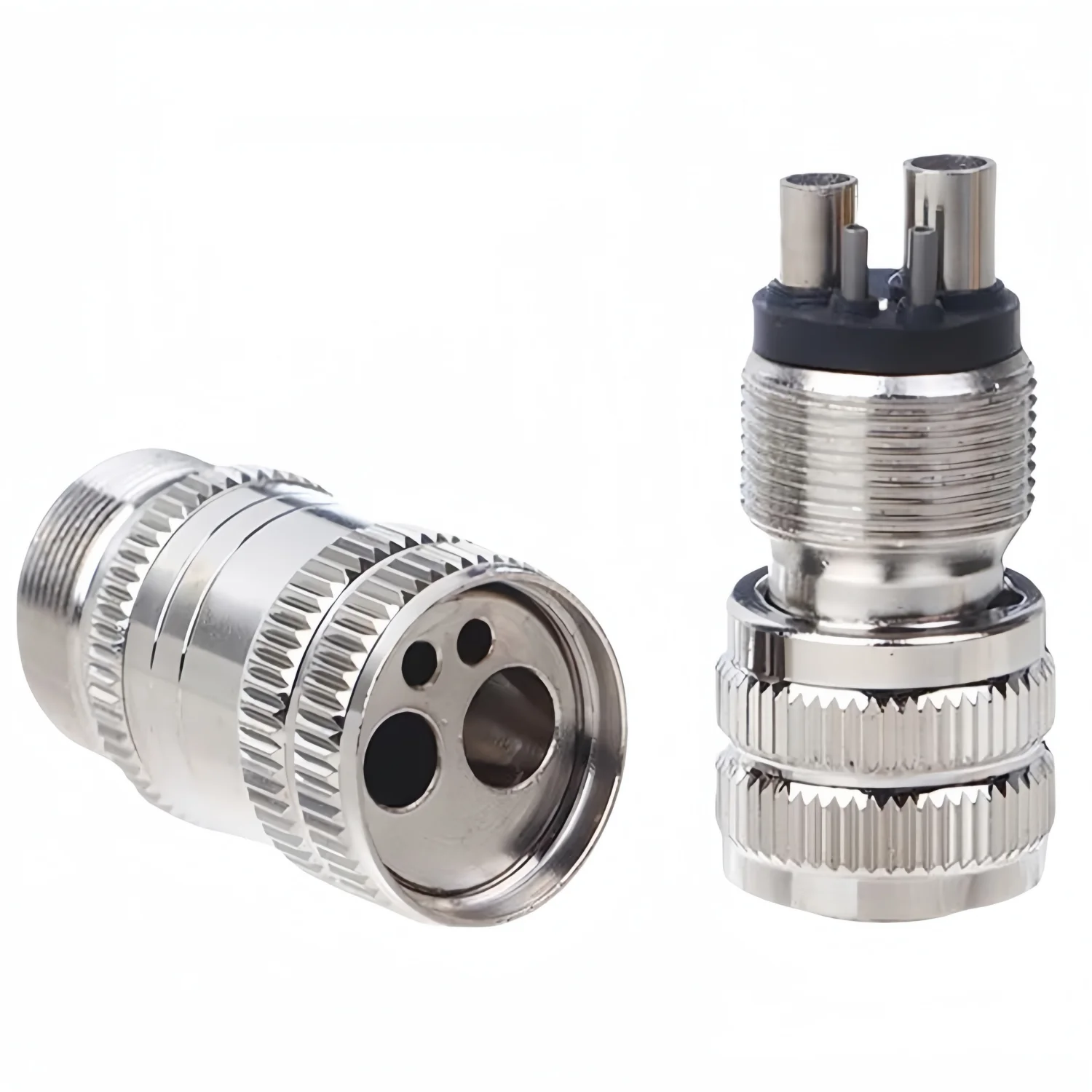 

Dental Handpiece Coupler Adapter, 2 Hole & 4 Hole B2 M4 Connector for Turbine Motor Conversion, Dental Surgery Equipment Parts