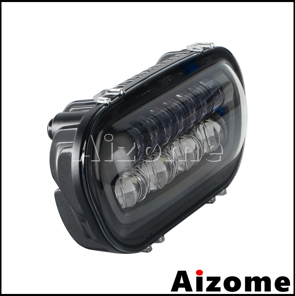 LED HeadLamps E24 E-Mark Motorcycle Front Headlight Hi/Lo Beam Light White DRL For Harley Softail Fat Bob 114 FXFB FXFBS 18-2025