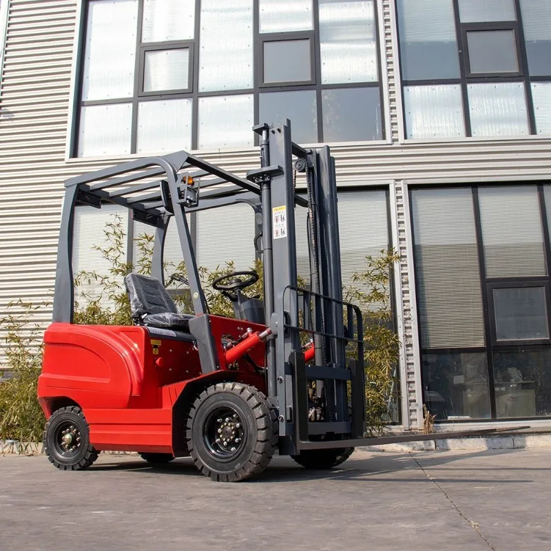 All-electric handling forklift, electric stacking forklift, small for storage workshop