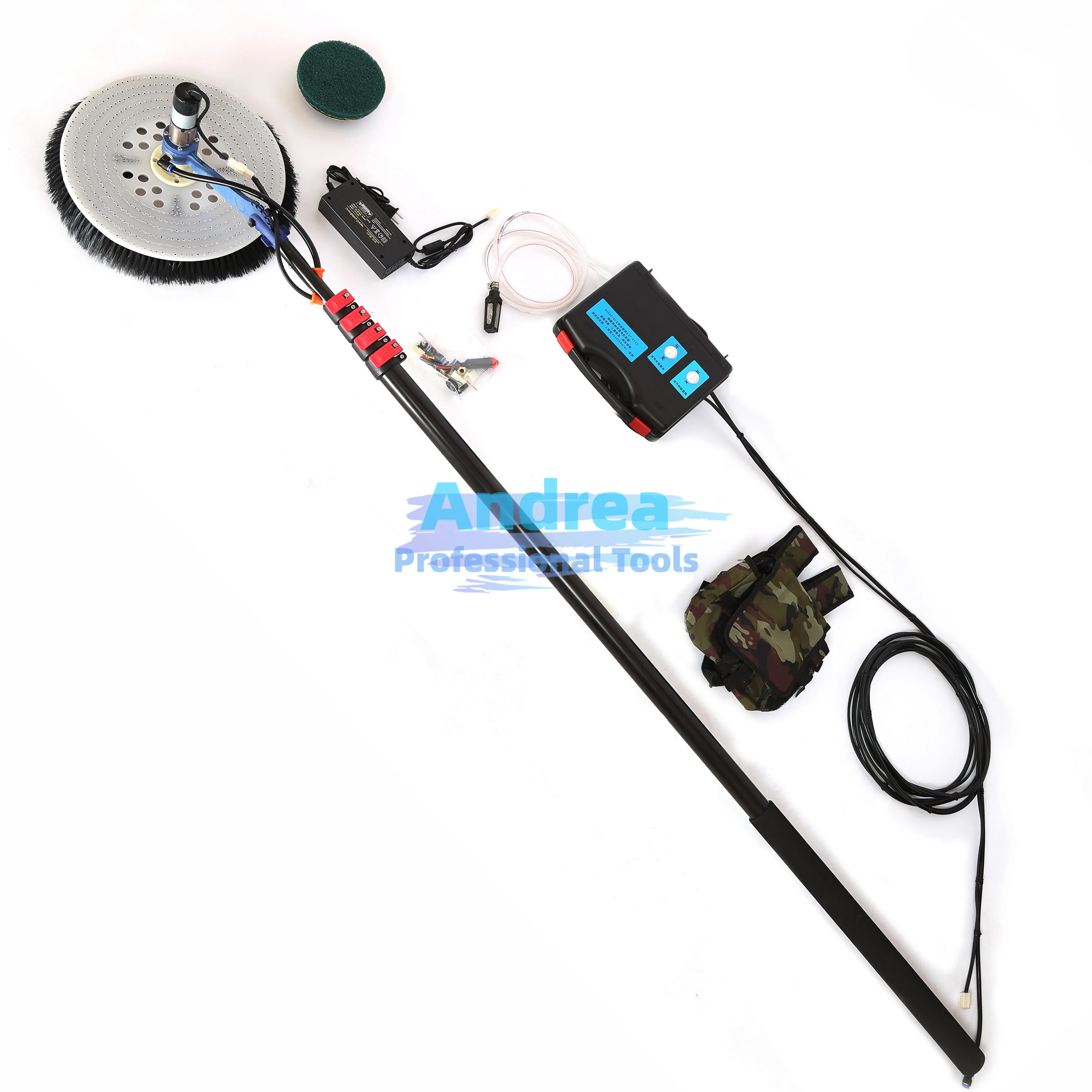 

Extentool 7.5m Aluminum Pole Solar Cleaner Brush Tool Solar Panel Cleaning Machine