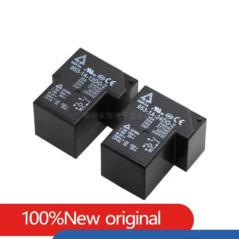 100%Original New HSIN DA 953-1A-5DG-1 5VDC 953-1A-12DG-1 12VDC 953-1A-24DG-1 -2 24VDC 4PIN 5PIN 30A Power Relay