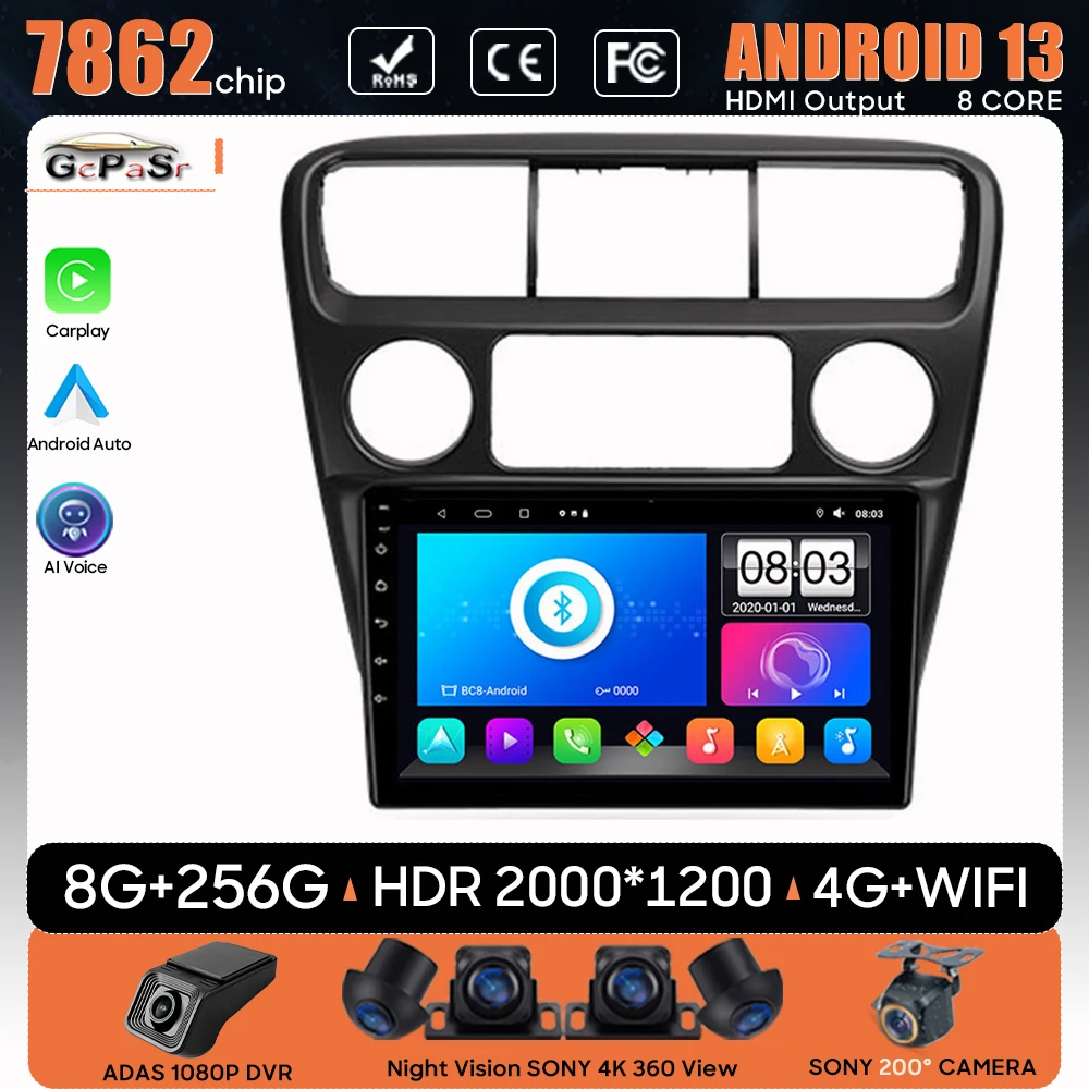 

Car Radio Android 13 For Honda Accord 6 1997 - 2002 GPS Navigation Auto Multimedia Player Video Stereo Screen No 2din 5G Wifi BT