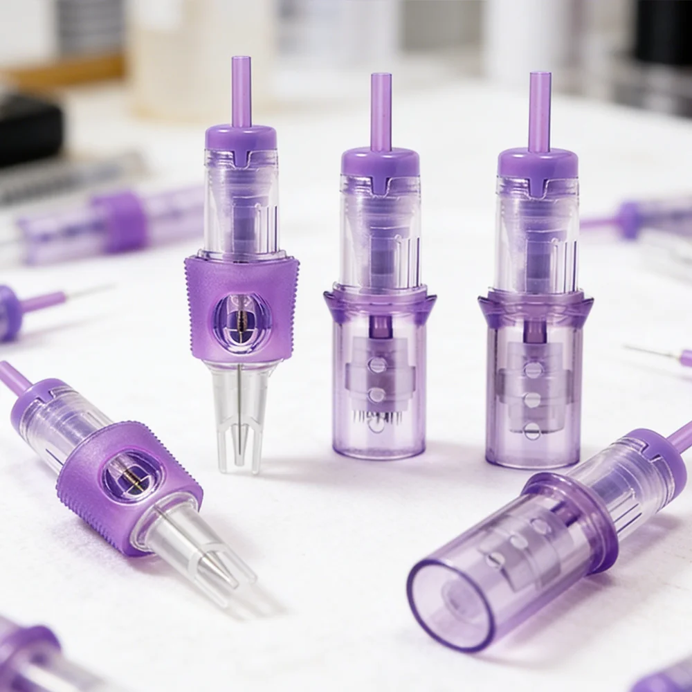12 Pins Tattoo Needle Cartridge Universal Scalp Tattoo For Permanent Makeup Microblading Eyebrows Lips SMP PMU Tattoo Machine
