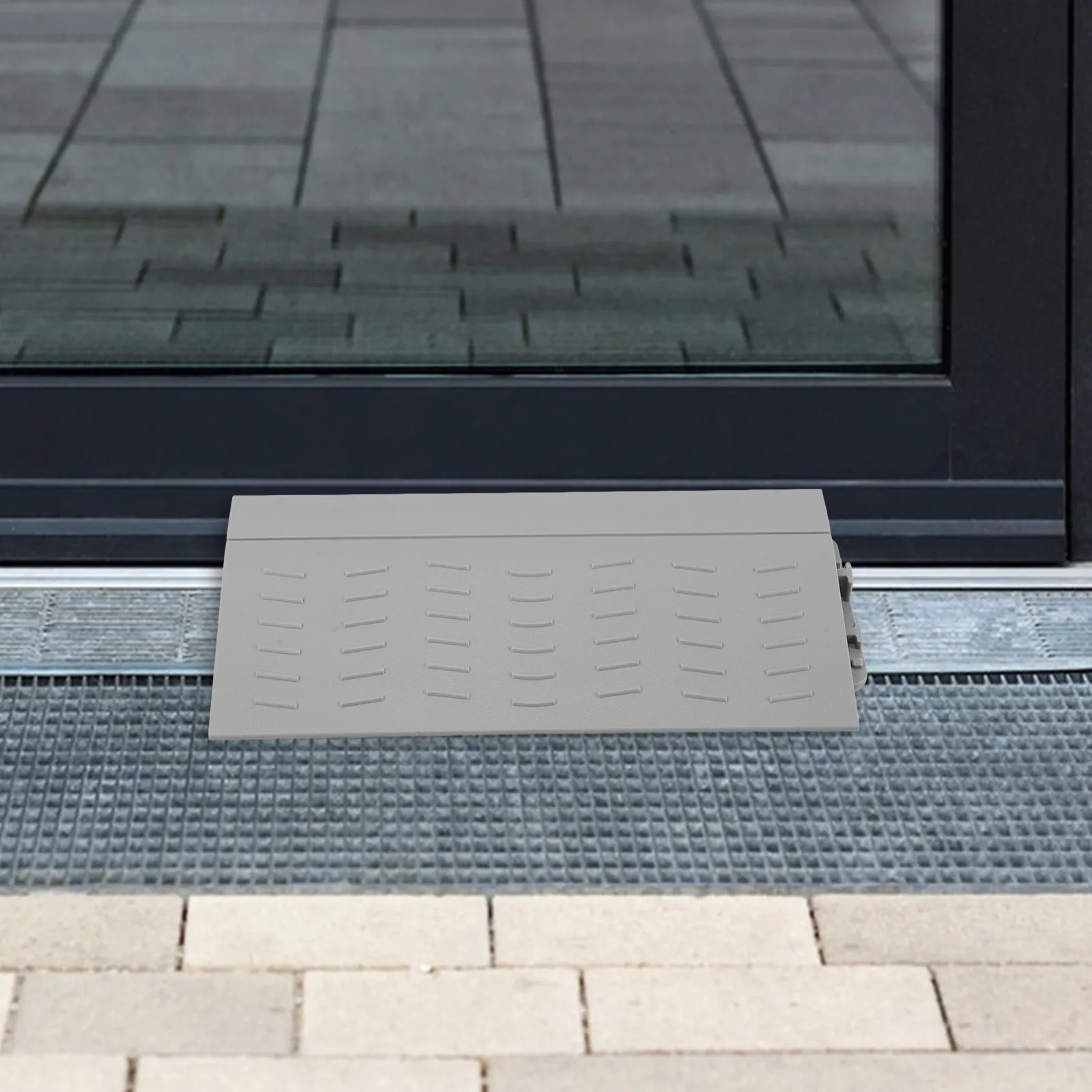 Plastic Threshold Ramps for Doorways Non-Slip Climbing Ramp Enhancing Sweeping Robot Wheelchair Door Ramps Steps Driveway Curb
