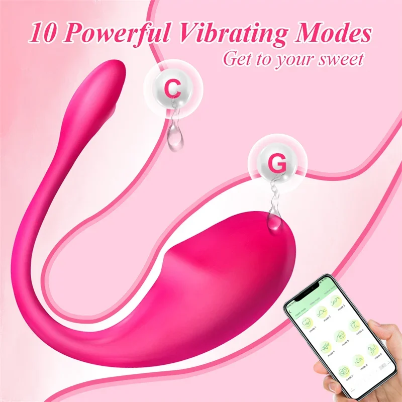 Wearable G Spot Massager for Women - Mini Vibrator with App Remote Control Rechargeable Clitoral Vibe for Couples Adult Sex Toy image 2
