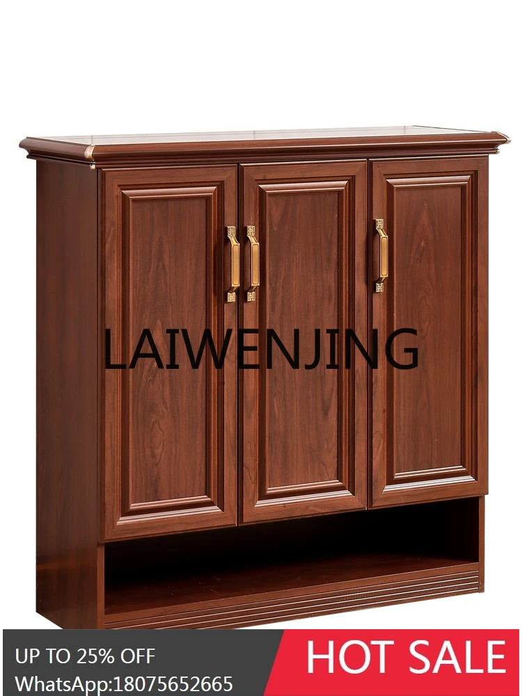 Chinese-Style All-Aluminum Alloy Shoe Cabinet Outdoor Walnut Waterproof and Sun Protection Balcony Locker Can Be Customized