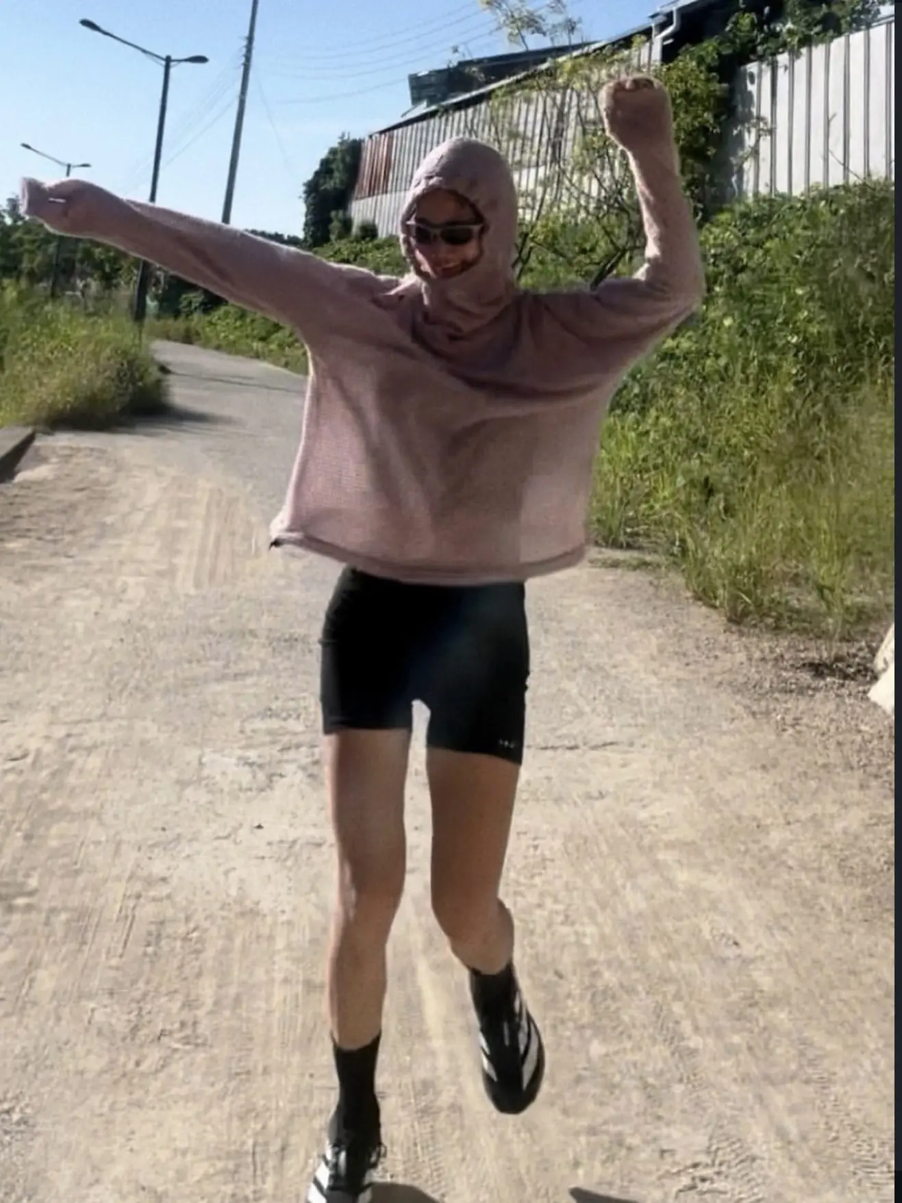 Gnuhr Running Style Lightweight Minimalist Breathable Knit Top Long Sleeve Sweatshirt & Short Sleeve Tee