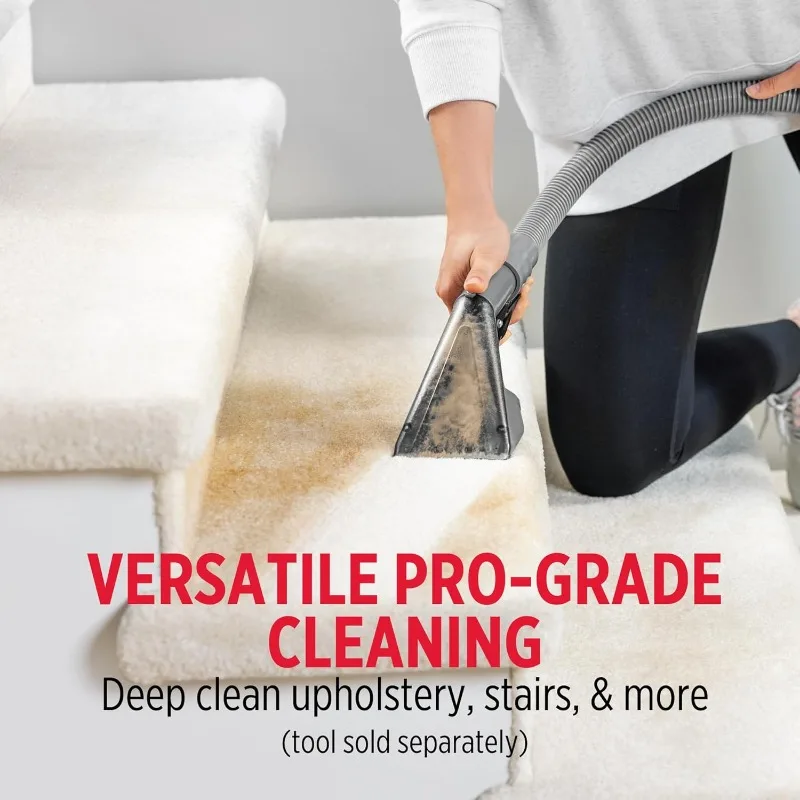 Mighty Pro X3 Commercial Carpet Cleaner – Large Red Pet Pack, Includes 48 oz. Pet Carpet Cleaner Solution