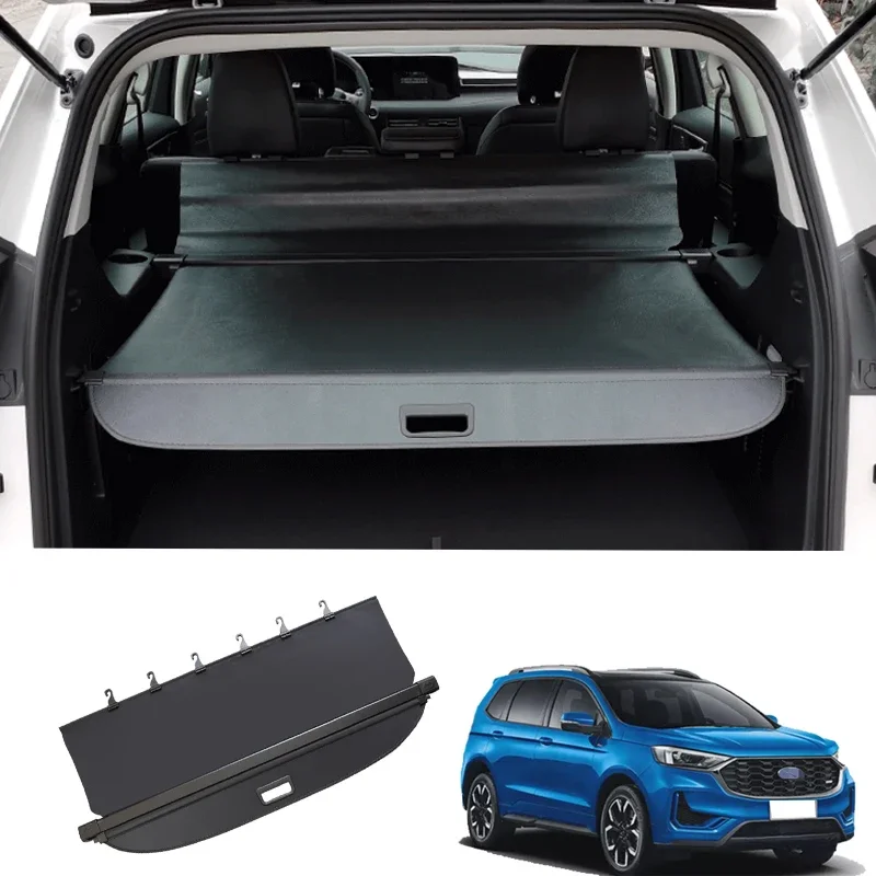 For Ford Edge Retractable Cargo Cover Waterproof Trunk Shield for 2015-2021 Auto Parts