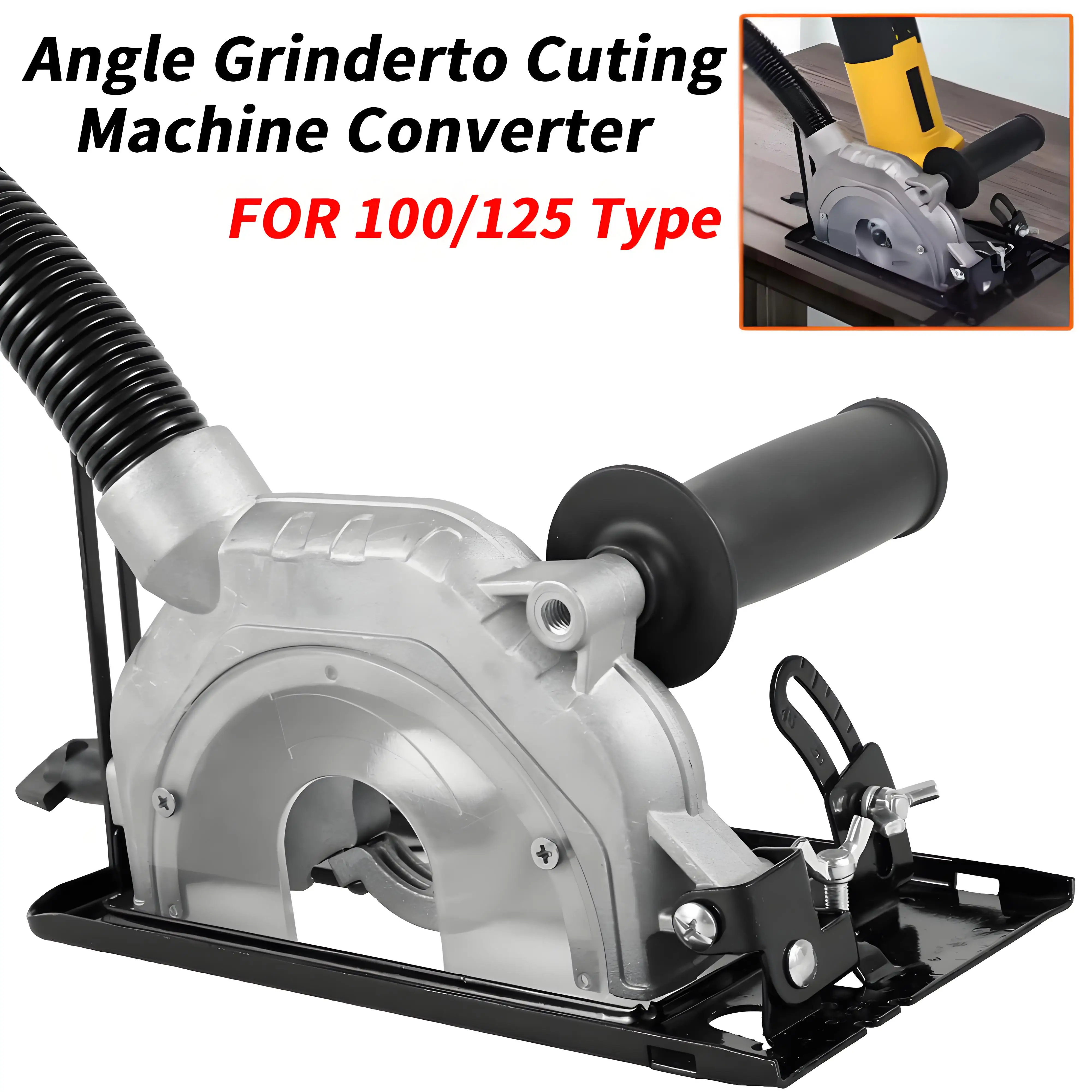 

Новая подставка для угловой шлифовальной машины 45. ° Регулируемая угловая шлифовальная машина для режущего станка, кронштейн, беспыльная подставка для угловой шлифовальной машины