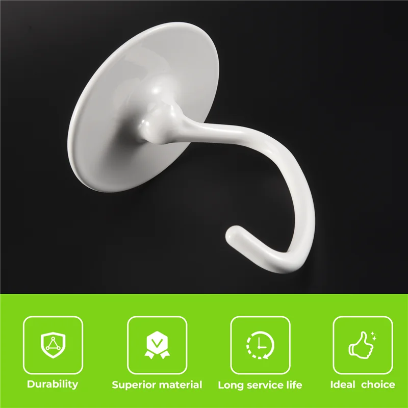 استبدال خطاف العجين PORK-K45DH متوافق مع خلاطات الروك كيتشن ايد 4.5 QT KSM90 وK45