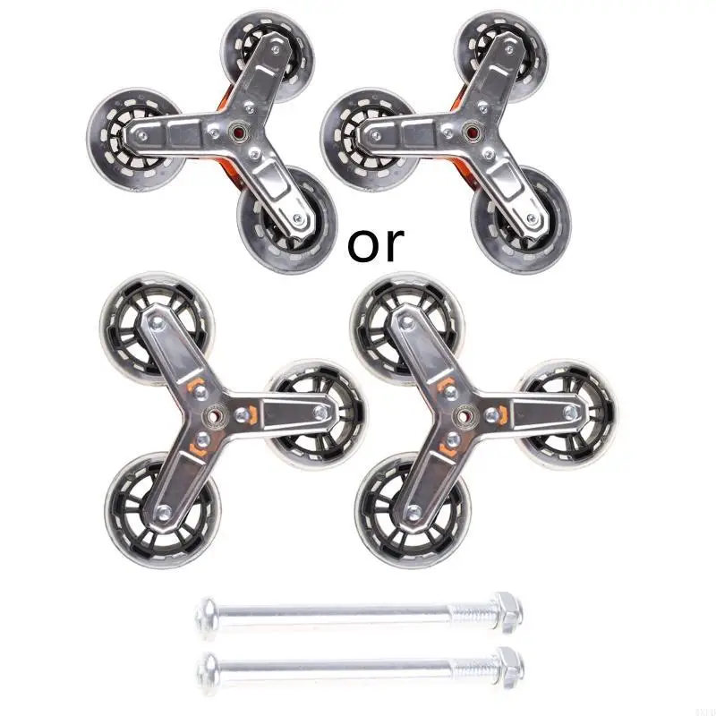 Thay thế 4xfd cho bánh xe hình tam giác cho xe đẩy gấp căn hộ có thể gập lại