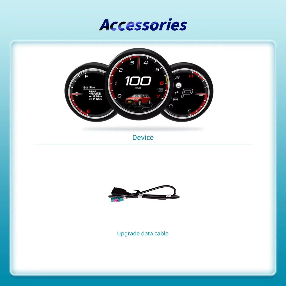 BONROAD Auto LCD Dashboard Für BMW MINI Cooper R55 R56 R57 R60 F55 F56 F57 2006-2023 Panel Digital cluster Tacho Instrument