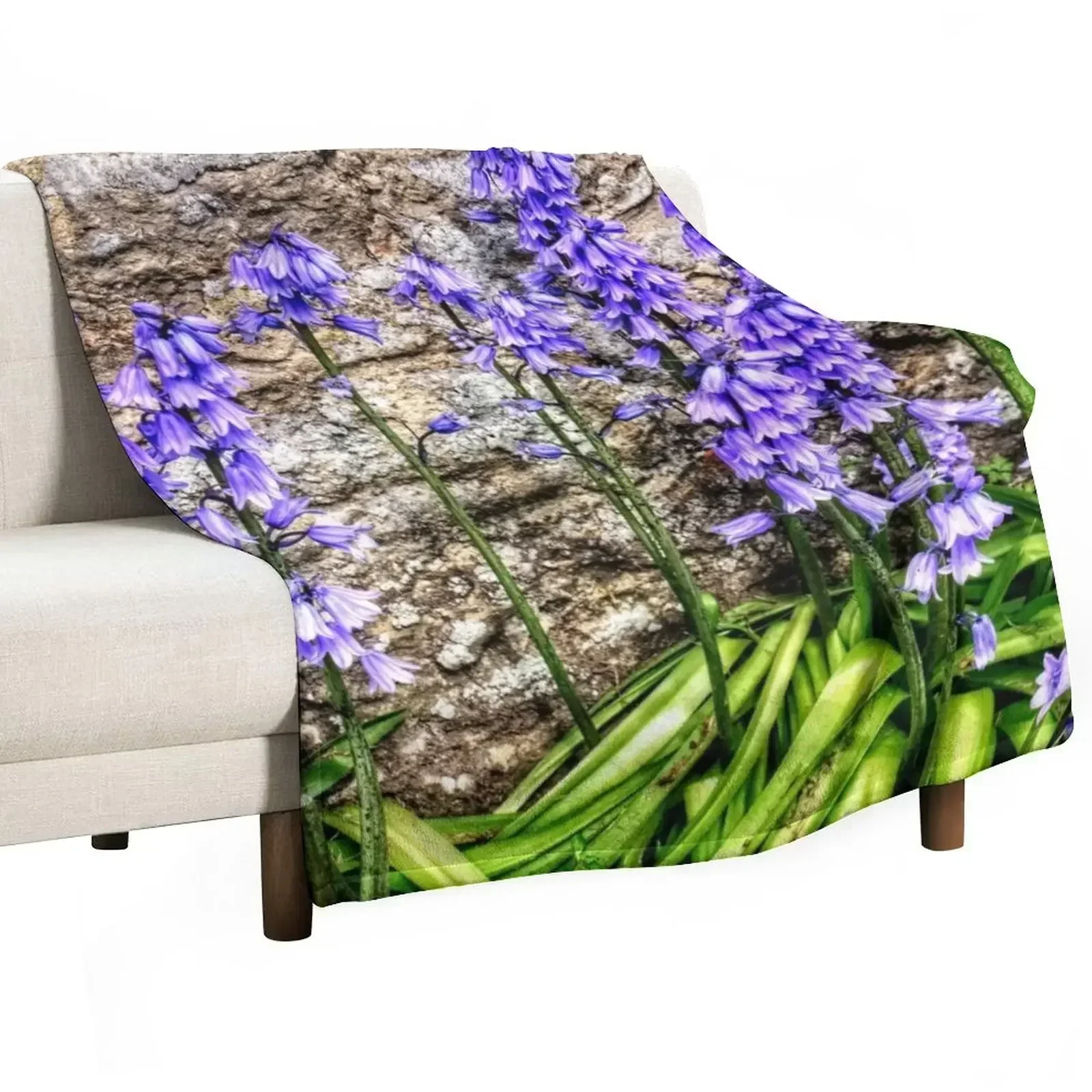 Spanish Bluebells Throw Blanket Warm for babies Blankets