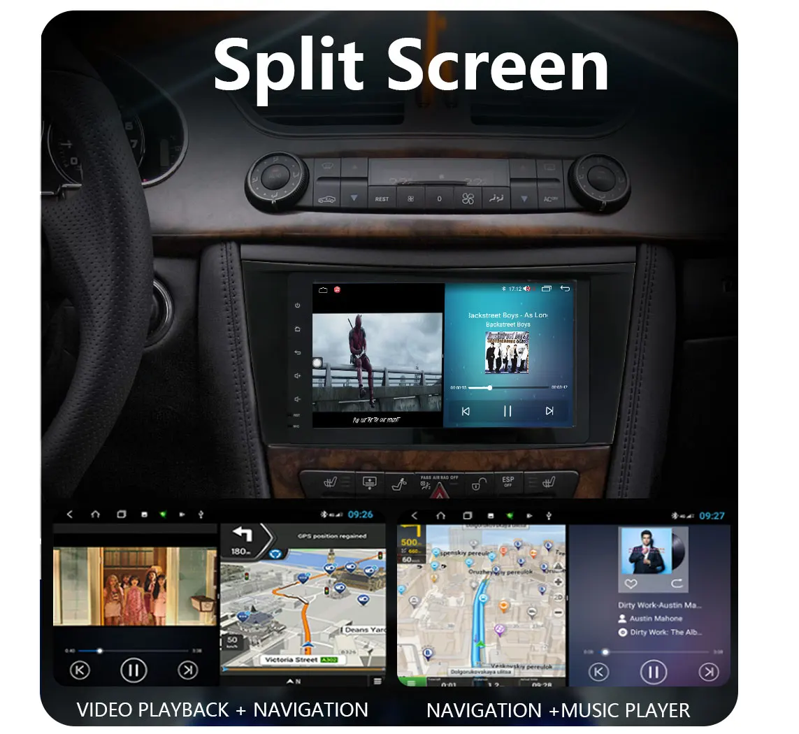 Multimedia Car Radio Carplay For Mercedes Benz E-Class W211 W209 W463 W219 GLS CLS Refresh Renewal Intelligent System Bluetooth