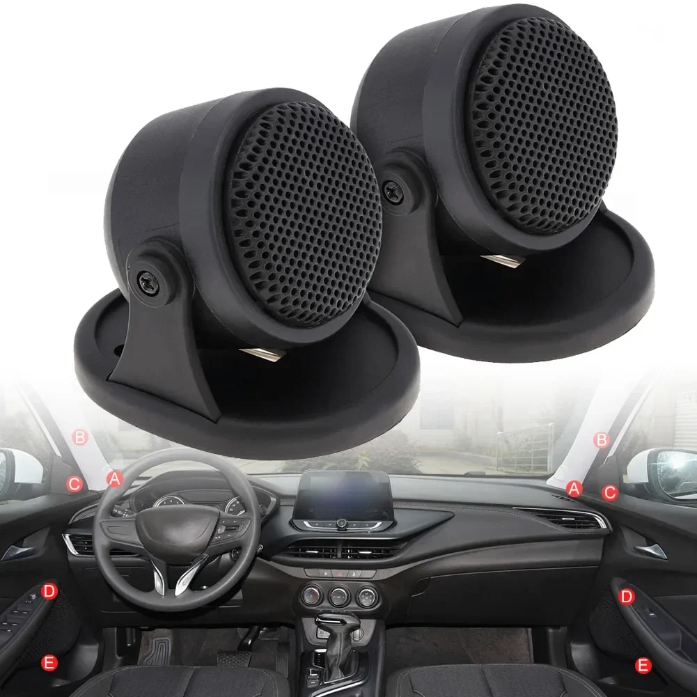 Trumpet Speaker In-Car Entertainment Instant Installation 12V 4Ω 5KHz - 20KHz Black High Efficiency LoudSpeaker