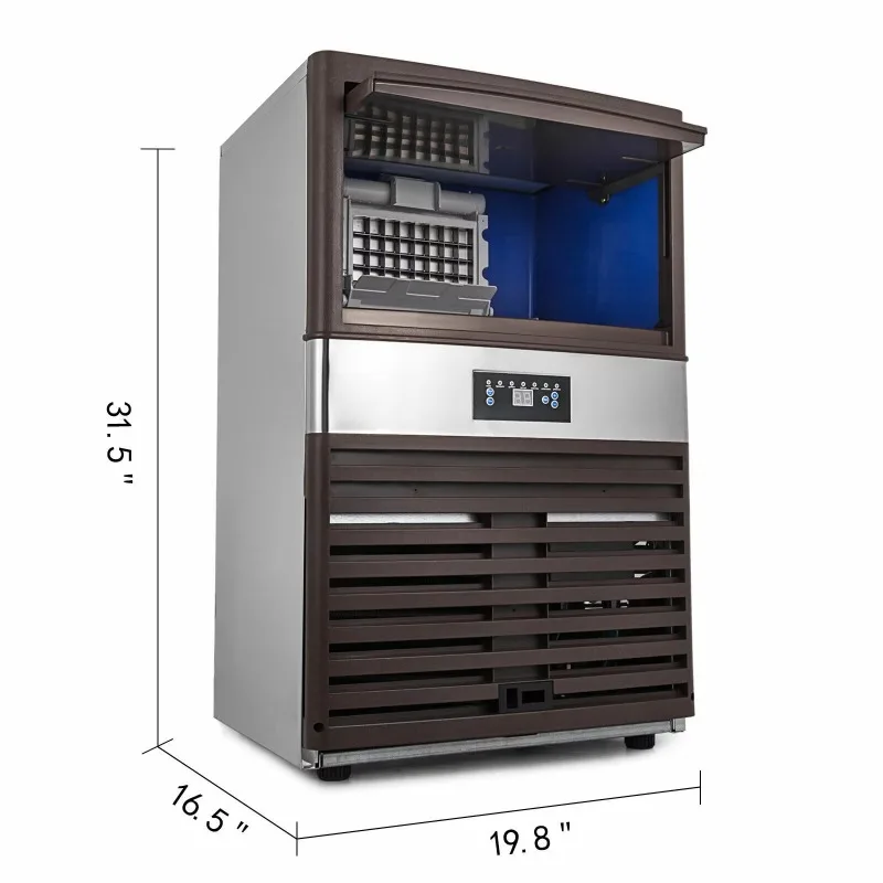 EU Warehouse Factory Price 2+1 Flavors Floor Standing Soft Ice Cream Machine Soft Ice Cream Maker with Cone Holder