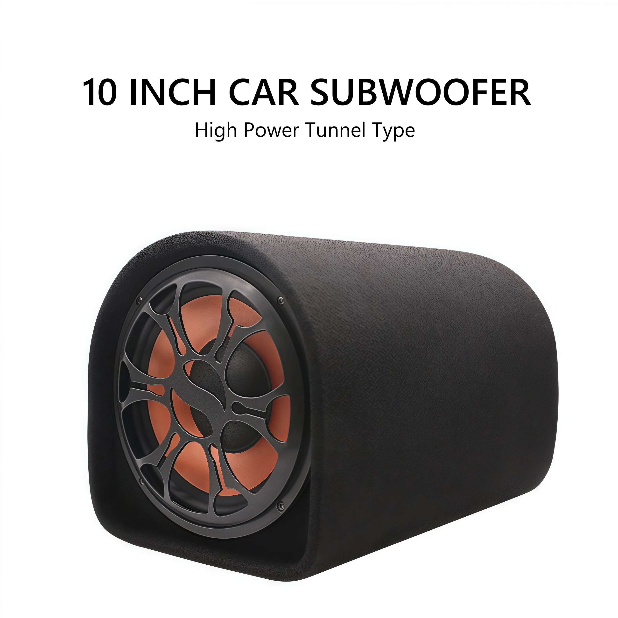 12 V Aktive High Power Car Audio Modifikation Tunnel Typ 10 Zoll Auto Subwoofer HIFI Sound Qualität Stereo mit Verstärker angetrieben