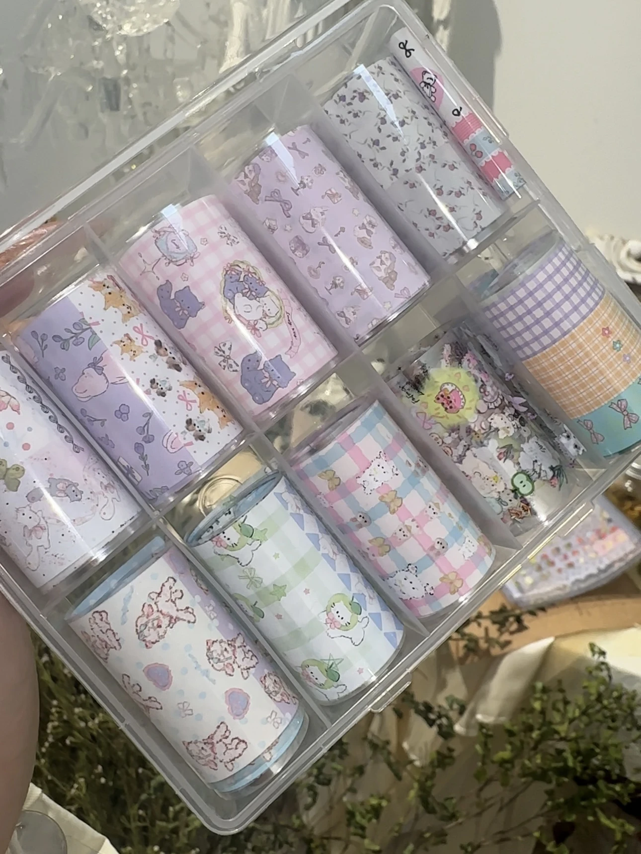 Met de hand geschilderde graffiti-manicure-transferstickers, nagelfolie, nagelstickers (moet worden gecombineerd met transferlijm)