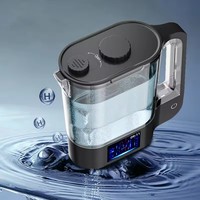 2000ml hydrogen water tank 2000-3000ppb hydrogen rich kettle with 7.8Hz low-frequency converter