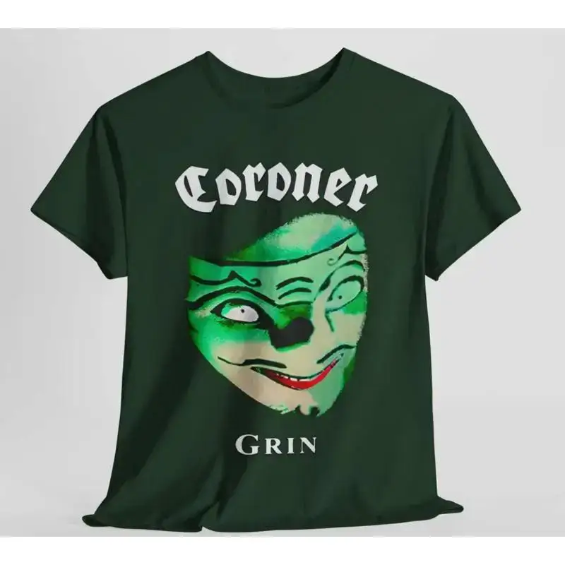 CORONER Grin Album for Fan S to 5XL T shirt