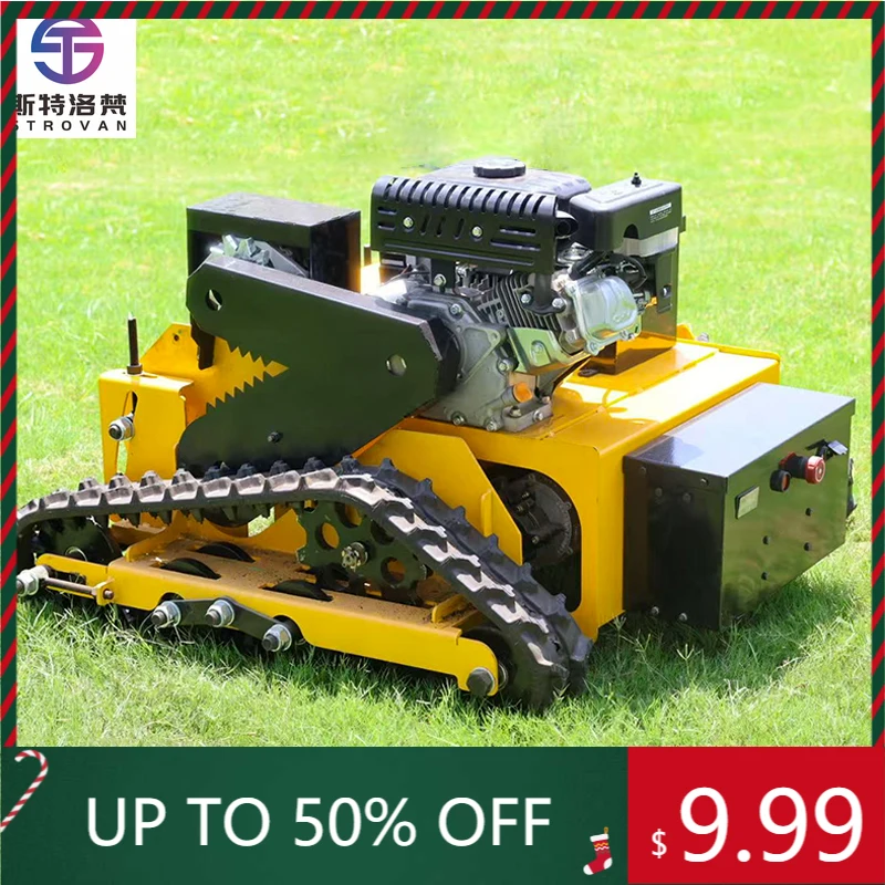 STLF Agriculture Grass Cutting Machine Crawler Grass Cutter Slope Mower 550mm Flail Mower