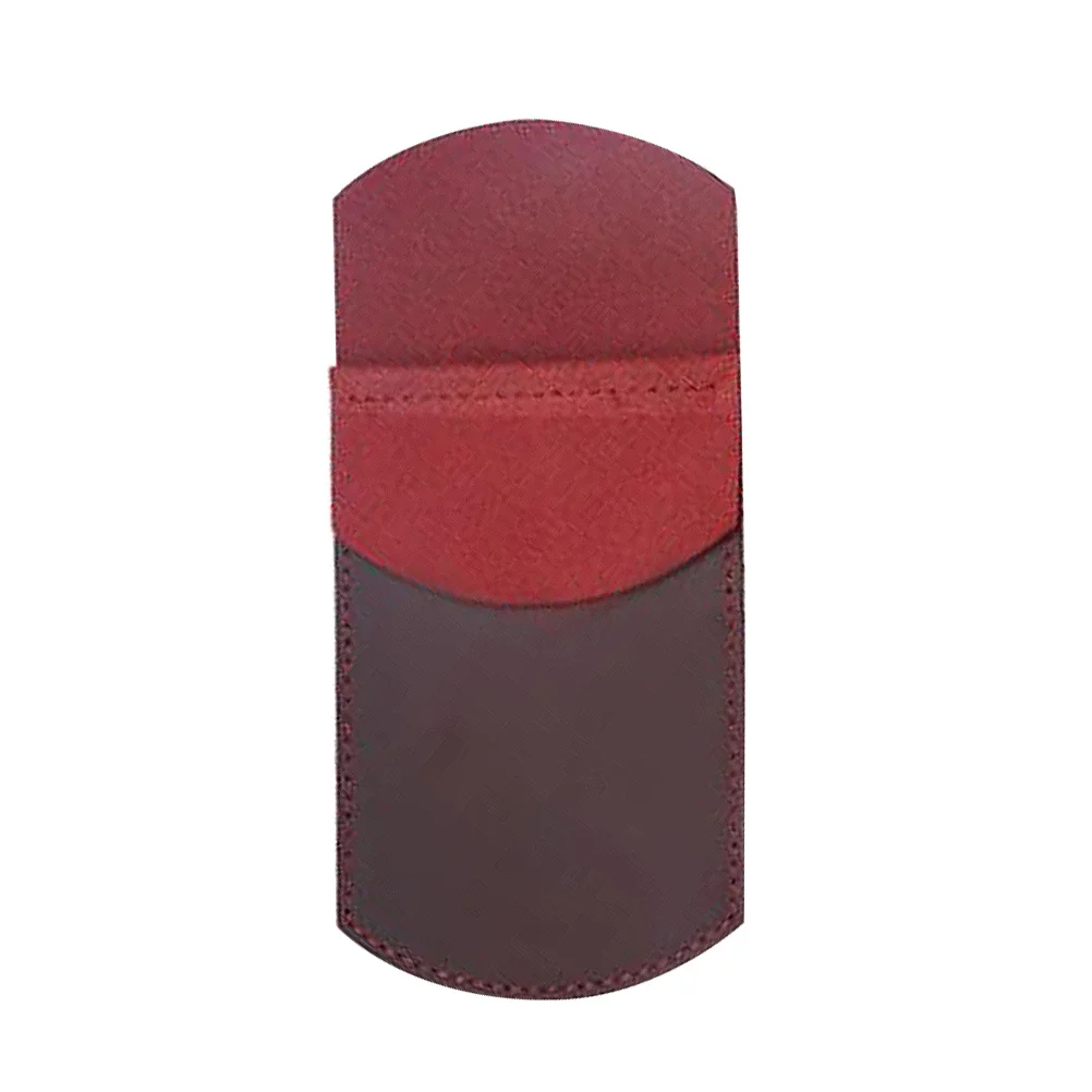 Pen Case Wine Red Vintage Design Hand Stitched Holder For Pens Pencil Organizer Luxury Pen Pouch