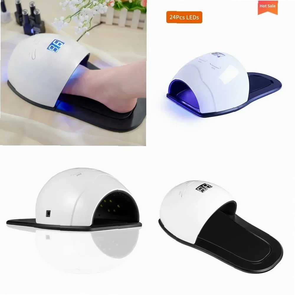 48W UV LED Nail Lamp for Gel Polish, Fast Curing, Home Manicure Pedicure