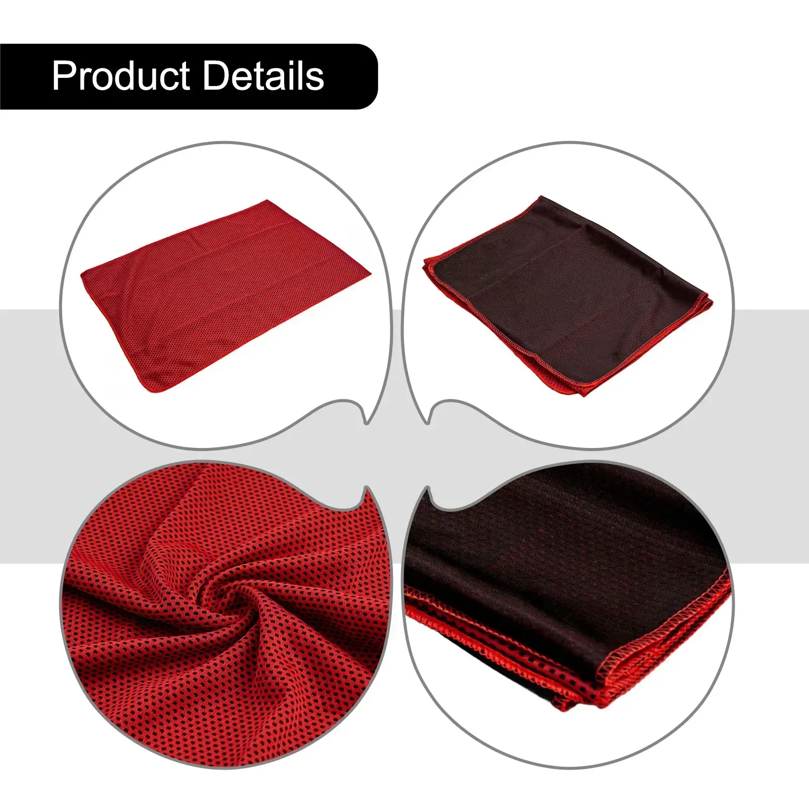 Cooling Ice Towels Microfiber Yoga Cool Thin Towel Outdoor Sport Gym Wear Icing Sweat Band Top Sports Towel Summer Cooling Scarf