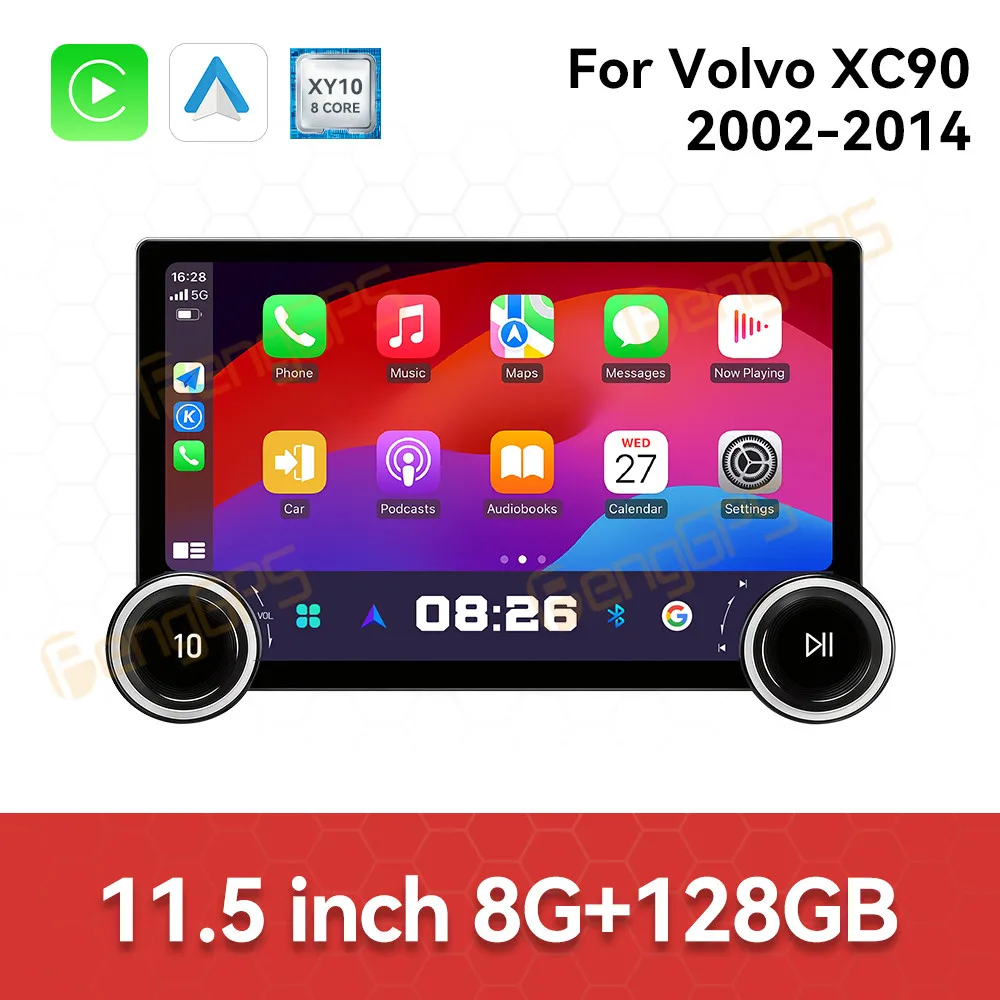 11.5 Inch Screen Car Radio For Volvo XC90 2002-2014 Android Auto GPS Navigation Multimedia Video Stereo Receiver Head Unit - view 6