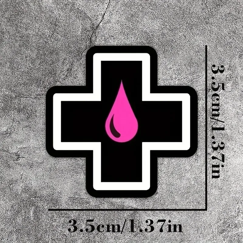 1개 MUC-OFF 방수 자전거 스티커 - 야외 사이클링 애호가를 위한 창의적인 자외선 차단 장식, 로드 바이크에 적합