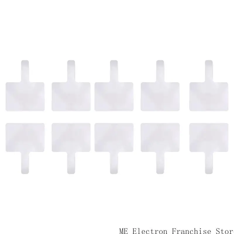 T5ea 작은 핸드 헬드 더블 사이드 화이트 보드 라운드 스퀘어 표지판 경매 패들