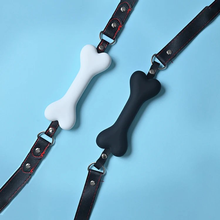 الكبار SM لعبة الكلب العظام الكمامة BDSM اللعب ملحق لمتعة الأزواج