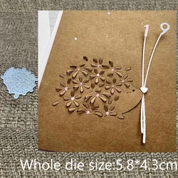 XLDesign Craft Metal stencil mold Cutting Die switch flower hedgehog scrapbook die cut Album Paper Card Craft Embossing
