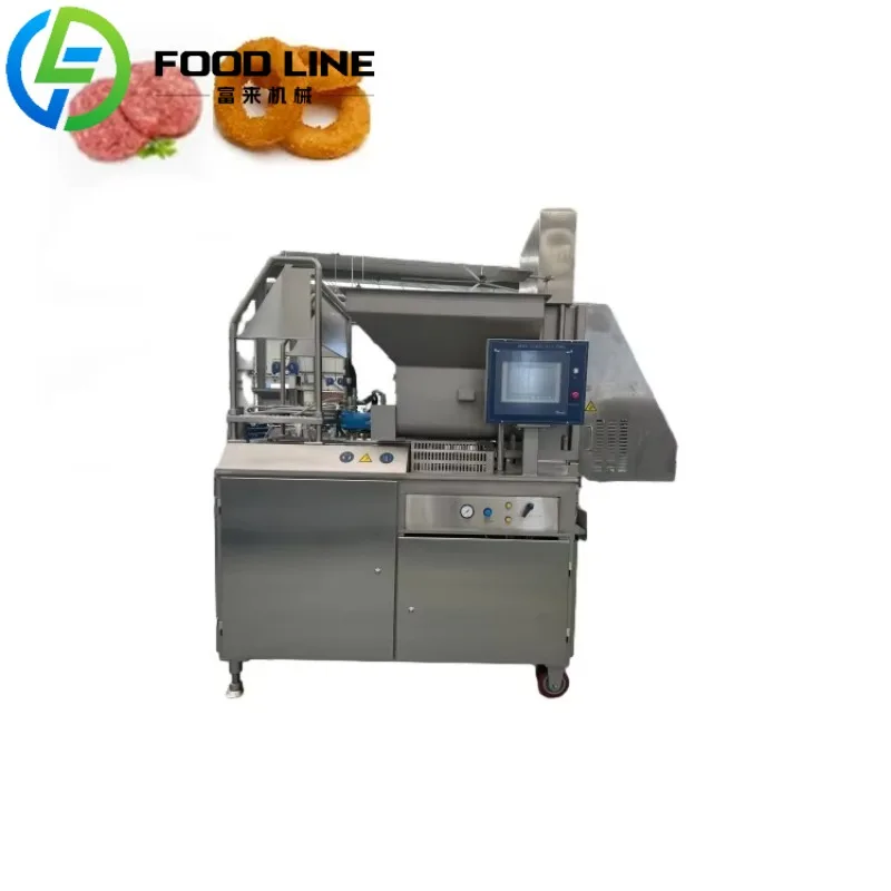 Electric Big Full Automatic Potato Beef Burger Patty Meat Cutlets Molding Forming Making Machine Chicken Nuggets Machine