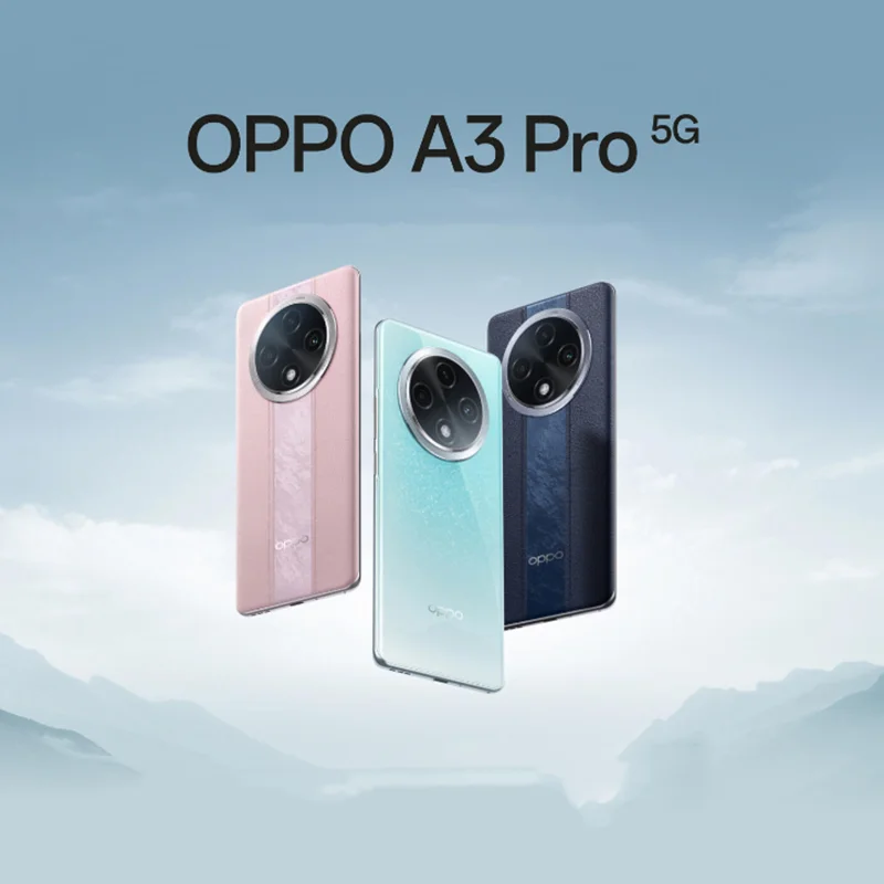 NEW Original OPPO A3 Pro 5G Google Play 5000mAh 67W SuperVOOC Dimensity 7050 6.7 Inch OLED 120Hz 64MP Main Camera OTA Update