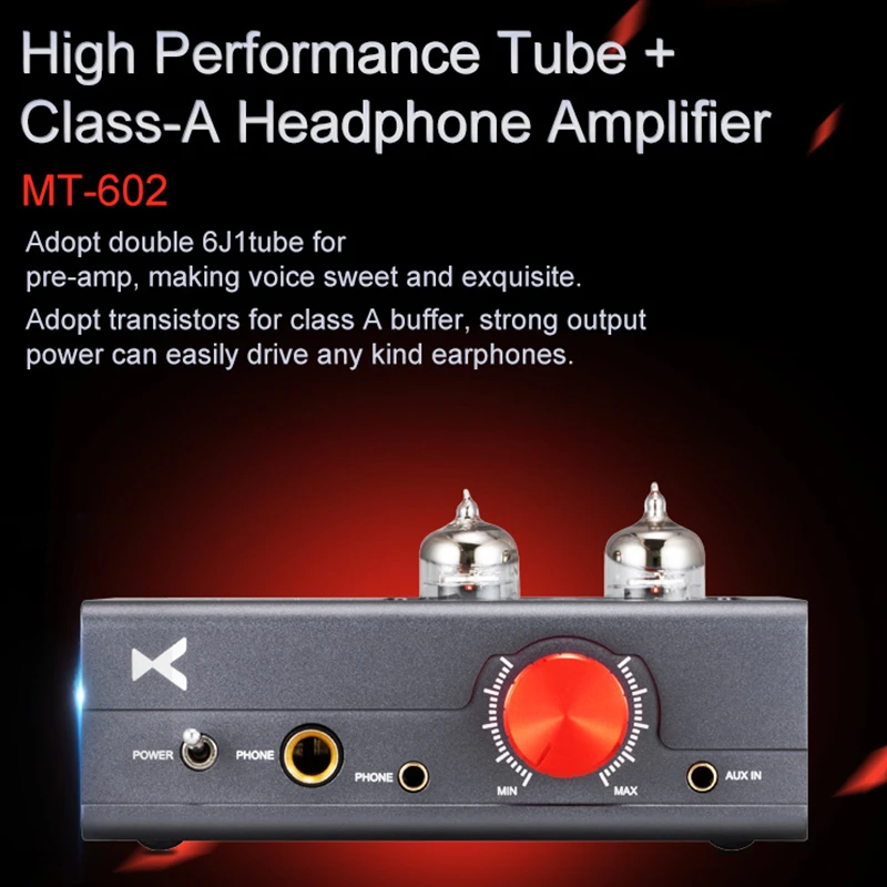 MT-602 Tube Amplifier Dual 6J1 Class A High Performance AMP Pre-Amplifier RCA Output MT602